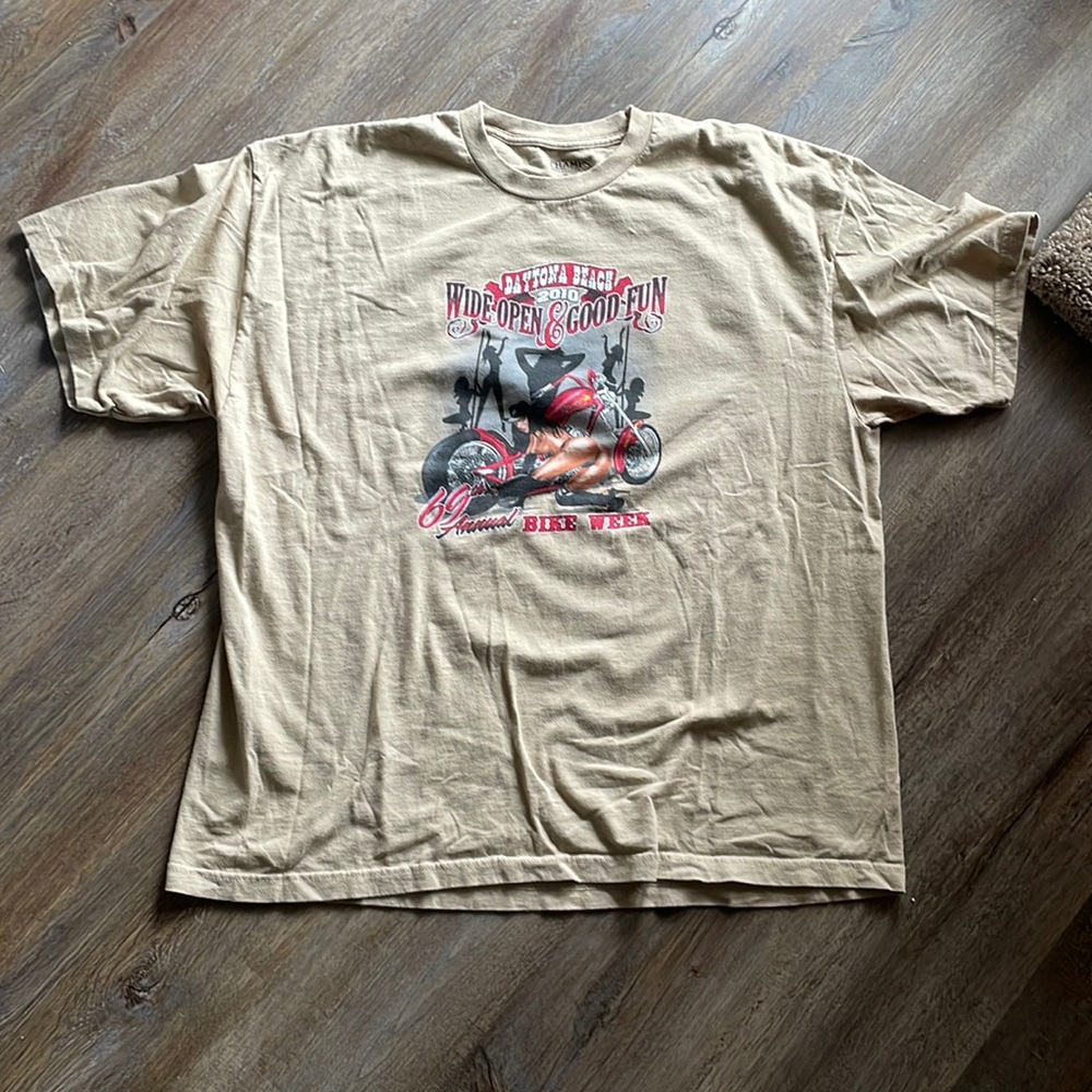 🏍️ 2010 Daytona Bike Week 69th Annual Motorcycle Biker Graphic T Shirt 2XL